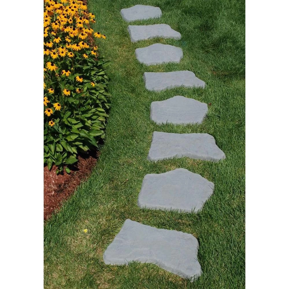 Nantucket Pavers 20 in. and 21 in. Irregular Blue Concrete Step Stone Kit (20-Piece) - Image 3
