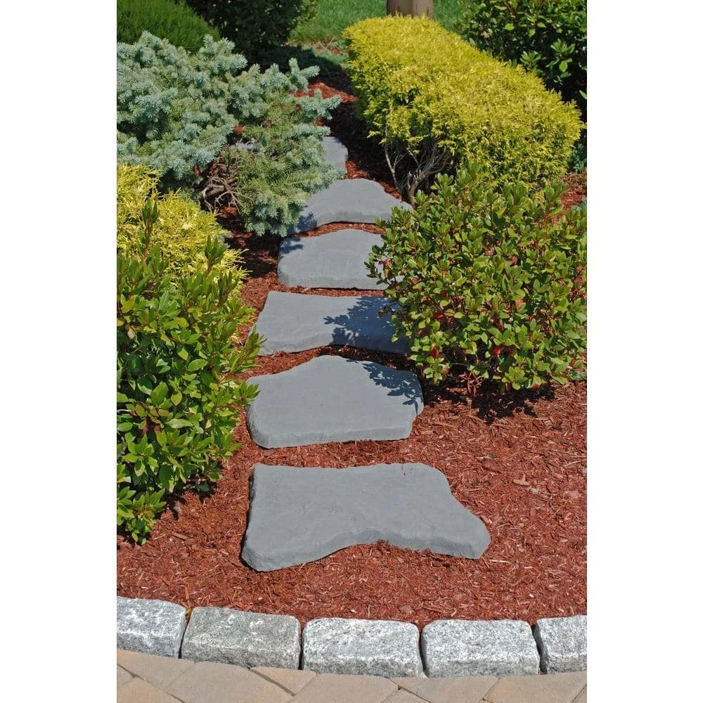 Nantucket Pavers 20 in. and 21 in. Irregular Blue Concrete Step Stone Kit (20-Piece) - Image 4
