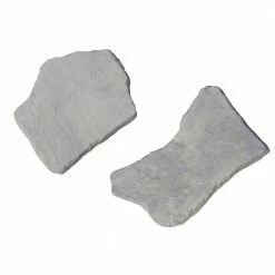 Nantucket Pavers 20 in. and 21 in. Irregular Concrete Blue Variegated Stepping Stones Kit (20-Piece)
