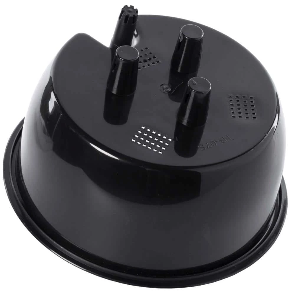 Gardenised 10 in. Self Watering Bronze Plastic Hanging Basket Flower Planter - Image 11