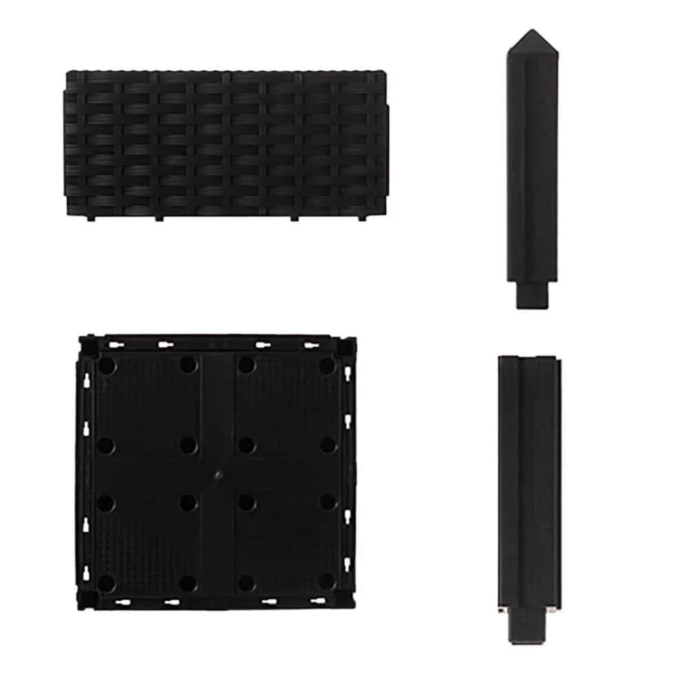 Gardenised Rattan Raised Garden Bed Flower Planter - Image 3