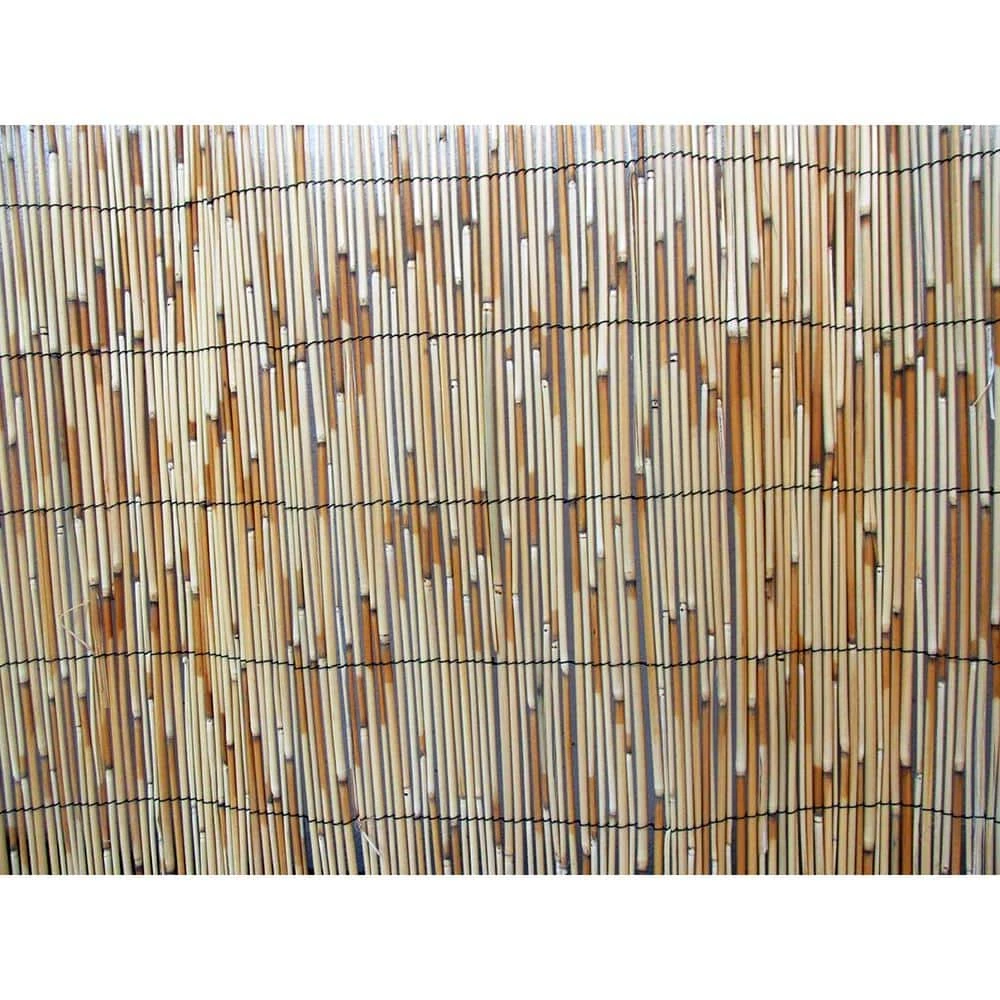 MGP 3 ft. H x 14 ft. L Natural Reed Garden Fence - Image 3