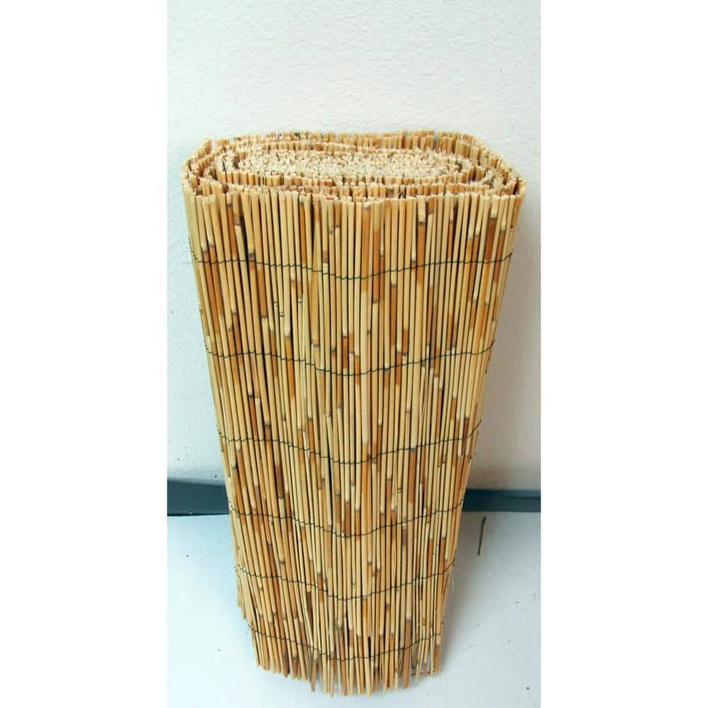 MGP 3 ft. H x 14 ft. L Natural Reed Garden Fence - Image 2