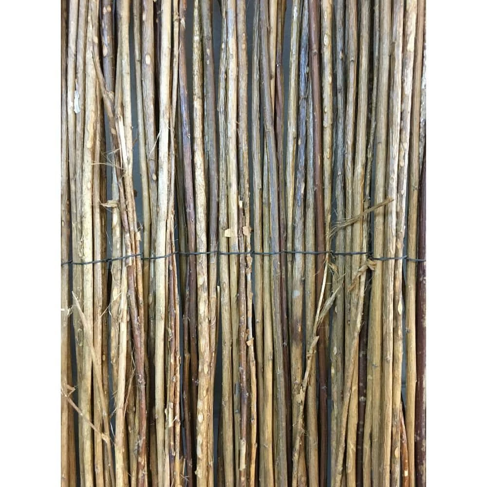 MGP 36 in. H x 96 in. W Willow Twig Garden Fence - Image 2