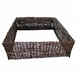 MGP 144 in. L x 48 in. W x 10 in. H Woven Willow Raised Bed Kit