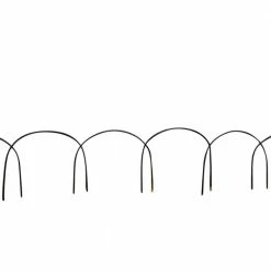 MGP 12 in. H x 10 in. W, Arch Brown Willow Border Edging (Set of 10-Pieces)