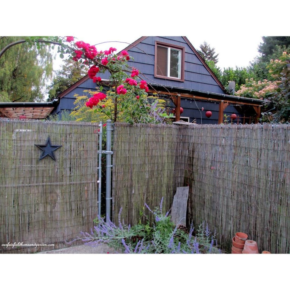 MGP 71.5 in. H x 168 in. W x 1/2 in. D Bamboo Slat Garden Fence - Image 2