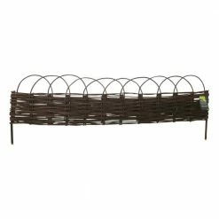 MGP 16 in. H x 47 in. L Woven Willow Edging with Arc Top (Set of 2-Pieces)
