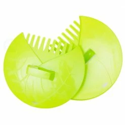 Gardenised Pair of Leaf Scoops Hand Rakes for Lawn and Garden Cleanup