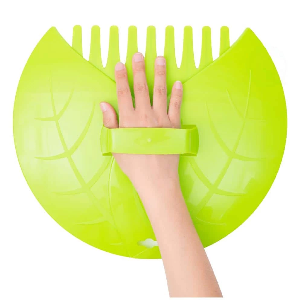 Gardenised Pair of Leaf Scoops Hand Rakes for Lawn and Garden Cleanup - Image 4