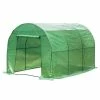 Gardenised 80.75 in. x 119.25 in. x 78 in. Outdoor Portable Garden Plant Walk-In Greenhouse Steel Green Greenhouse