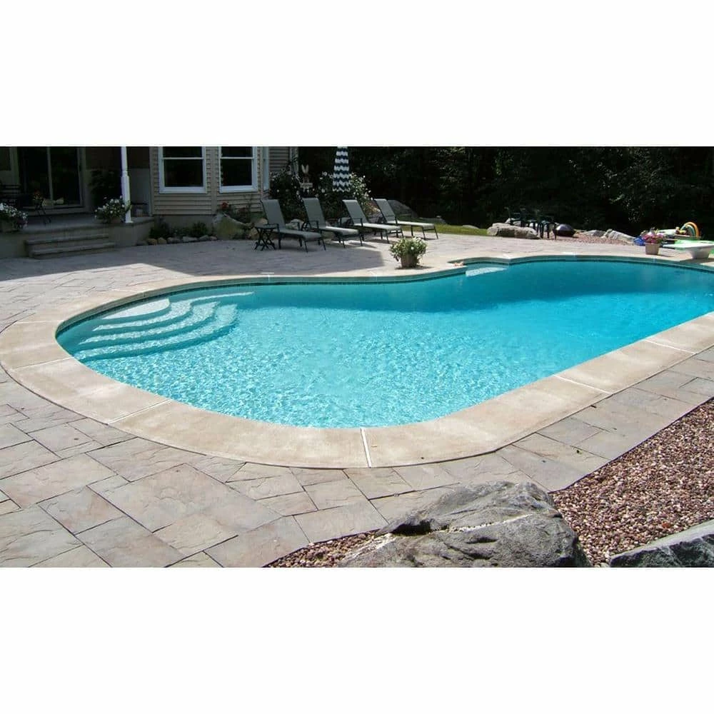 Nantucket Pavers Patio-on-a-Pallet 12in. x 24in. and 24in. x 24in. Concrete Gray Variegated Basketweave Yorkstone Paver(18 Pcs/48 Sq Ft) - Image 3