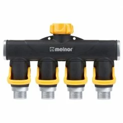Melnor 4-Way Lever Flow-Thru Valve