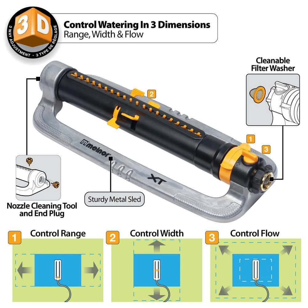 Melnor Metal 4500 sq. ft. Turbo Sprinkler - Image 10