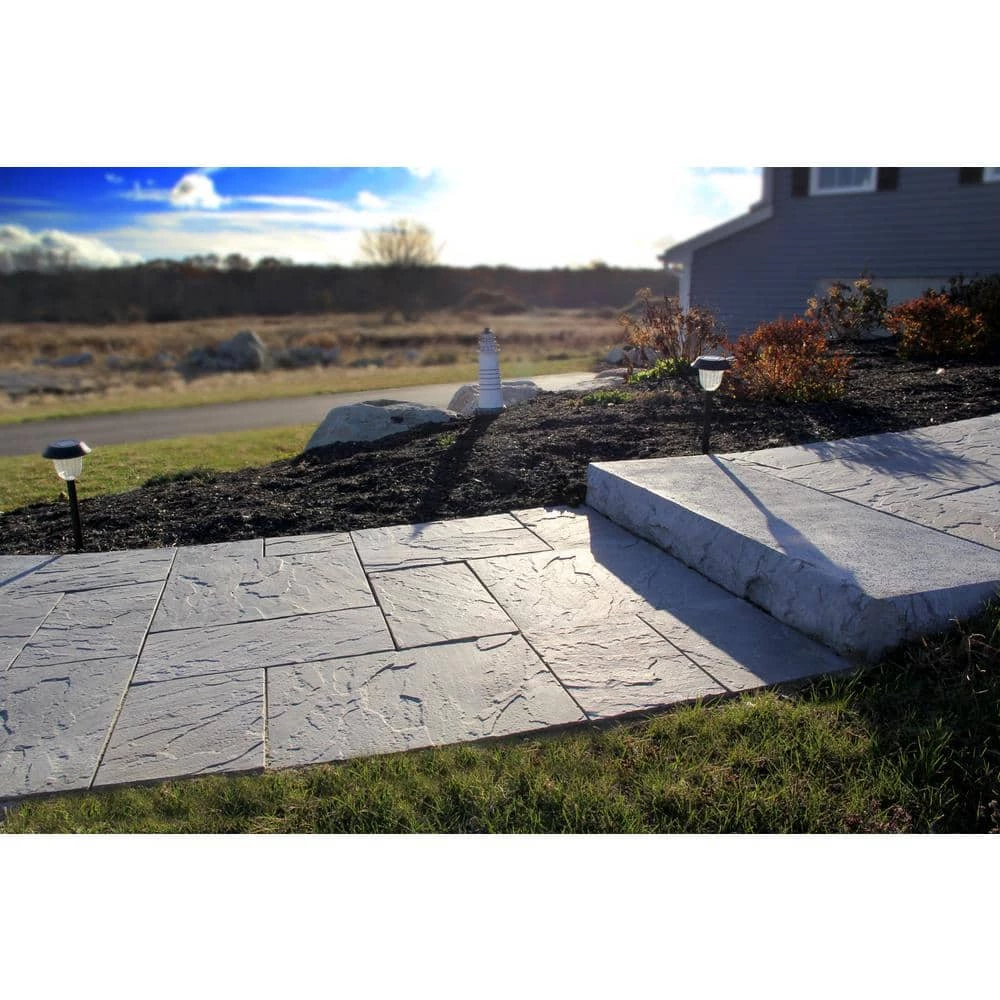 Nantucket Pavers Yorkstone 6 in. x 6 in. x 1.5 in. Multi-Color Concrete Paver Sample Box (3-Pieces) - Image 4