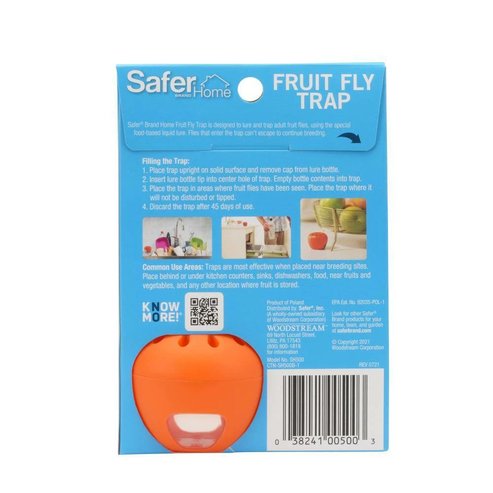 Safer Brand Safer Home Indoor Fruit Fly Trap 2-Traps - Image 14