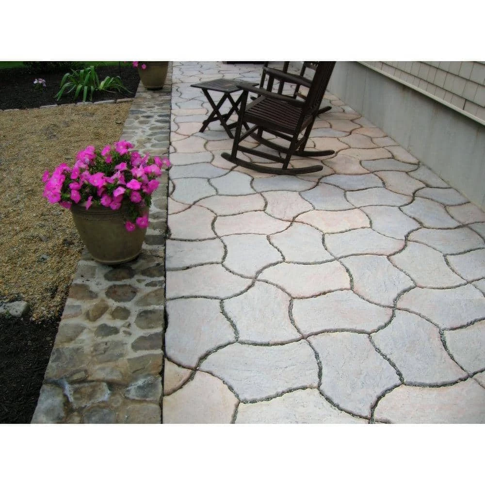 Nantucket Pavers Berkshire 13 in. x 19 in. Tan Variegated Irregular Paver Kit (60-Pieces per Pallet) - Image 5