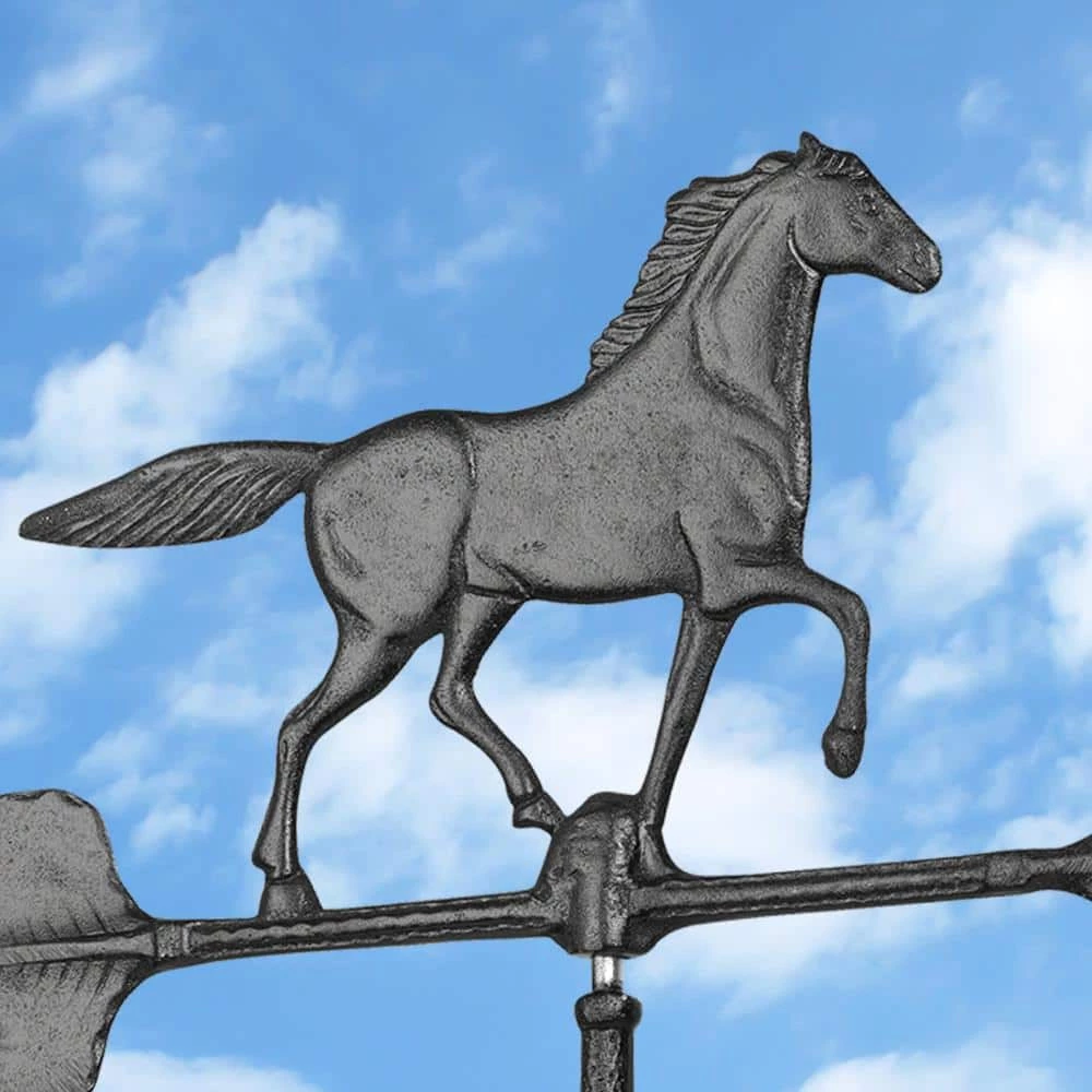Whitehall Products 24 in. Black Horse Accent Weathervane - Image 3