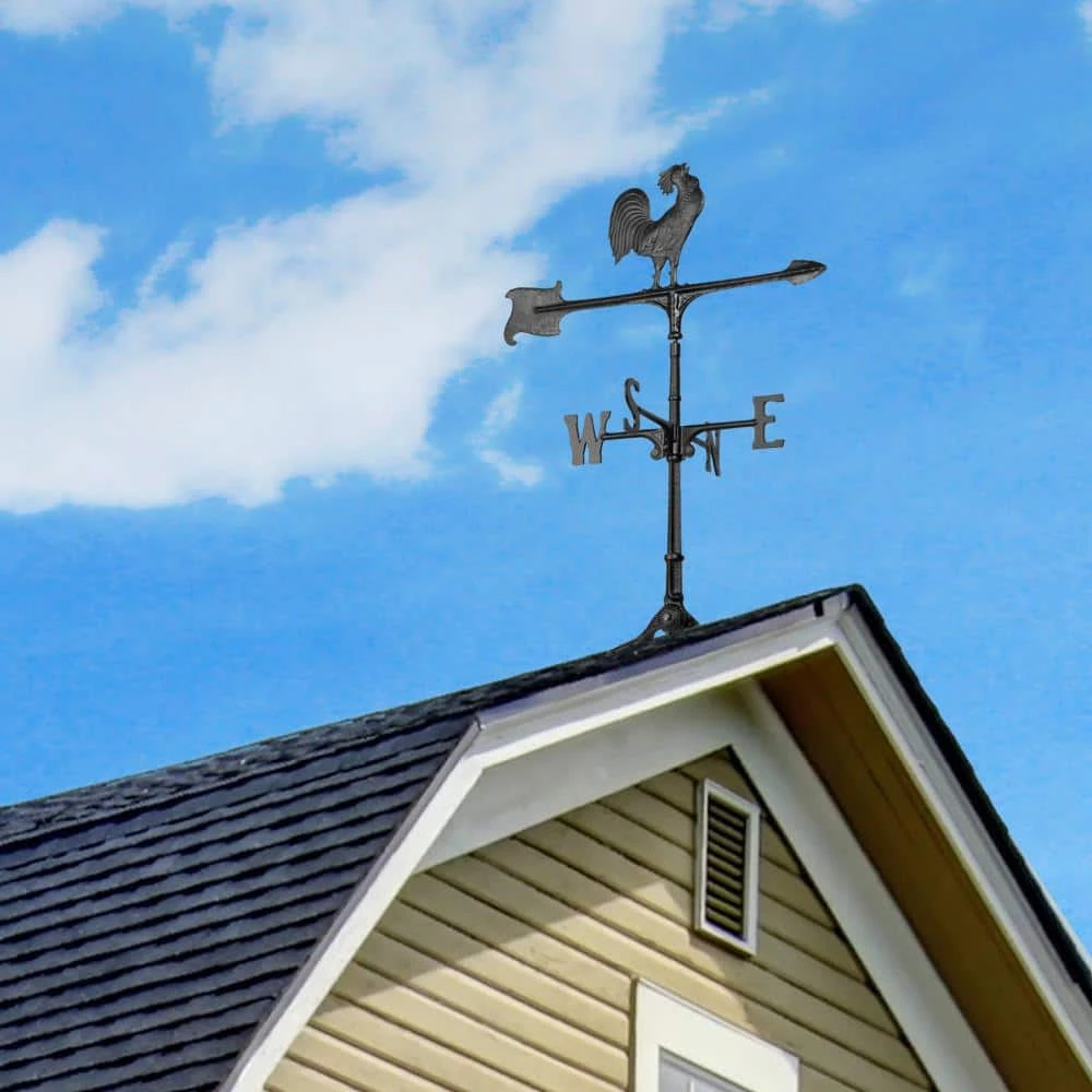 Whitehall Products 30 in. Cast Aluminum Rooster Weathervane - Image 5