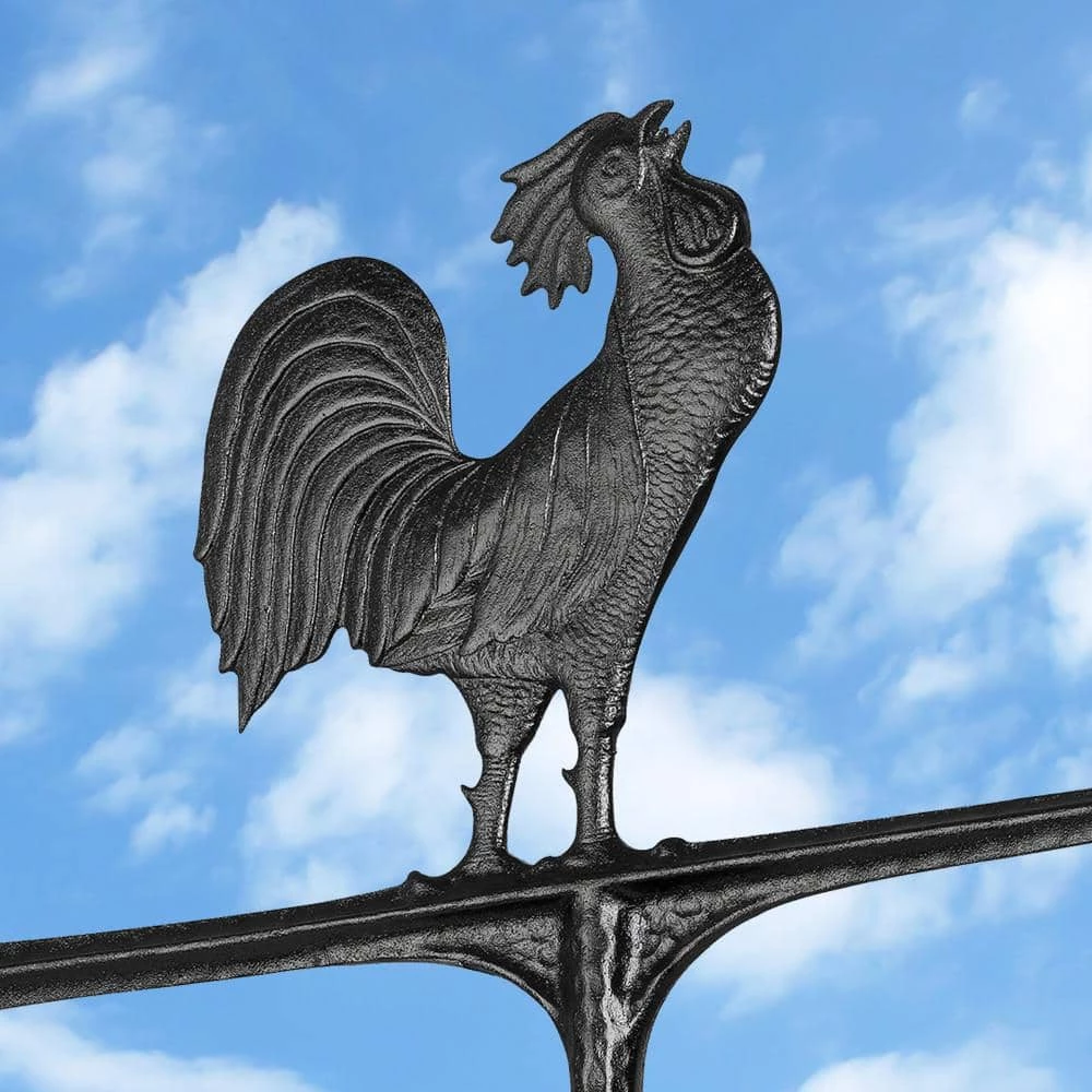 Whitehall Products 30 in. Cast Aluminum Rooster Weathervane - Image 3