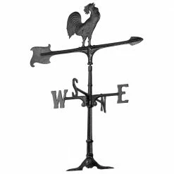 Whitehall Products 30 in. Cast Aluminum Rooster Weathervane