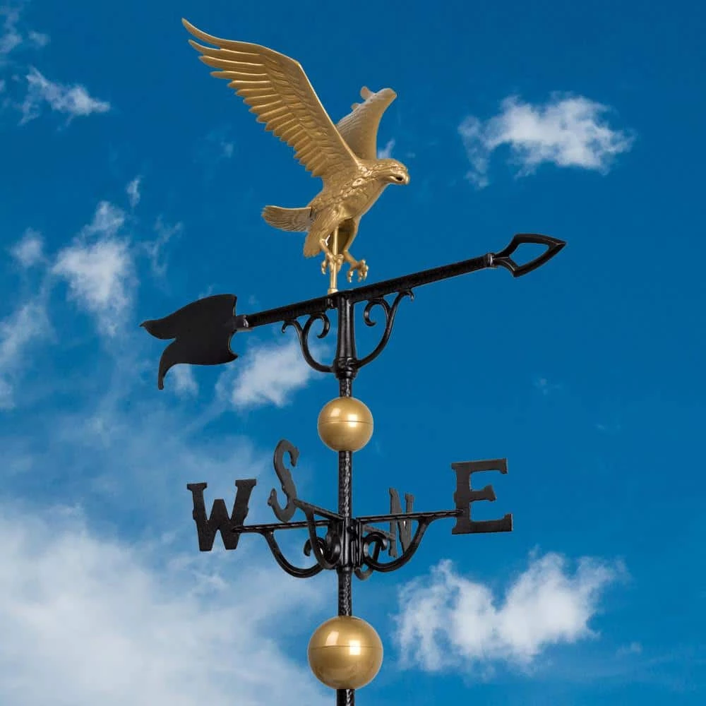 Whitehall Products 46 in. Gold/Bronze Eagle Weathervane - Image 2
