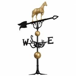 Whitehall Products 46 in. Horse Weathervane with Globes