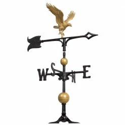 Whitehall Products 30 in. Eagle Weathervane with Globes