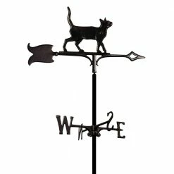Whitehall Products Black Garden Standing Tiger Cat