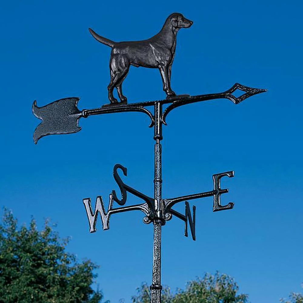 Whitehall Products 30 in. Black Lab Weathervane - Image 2
